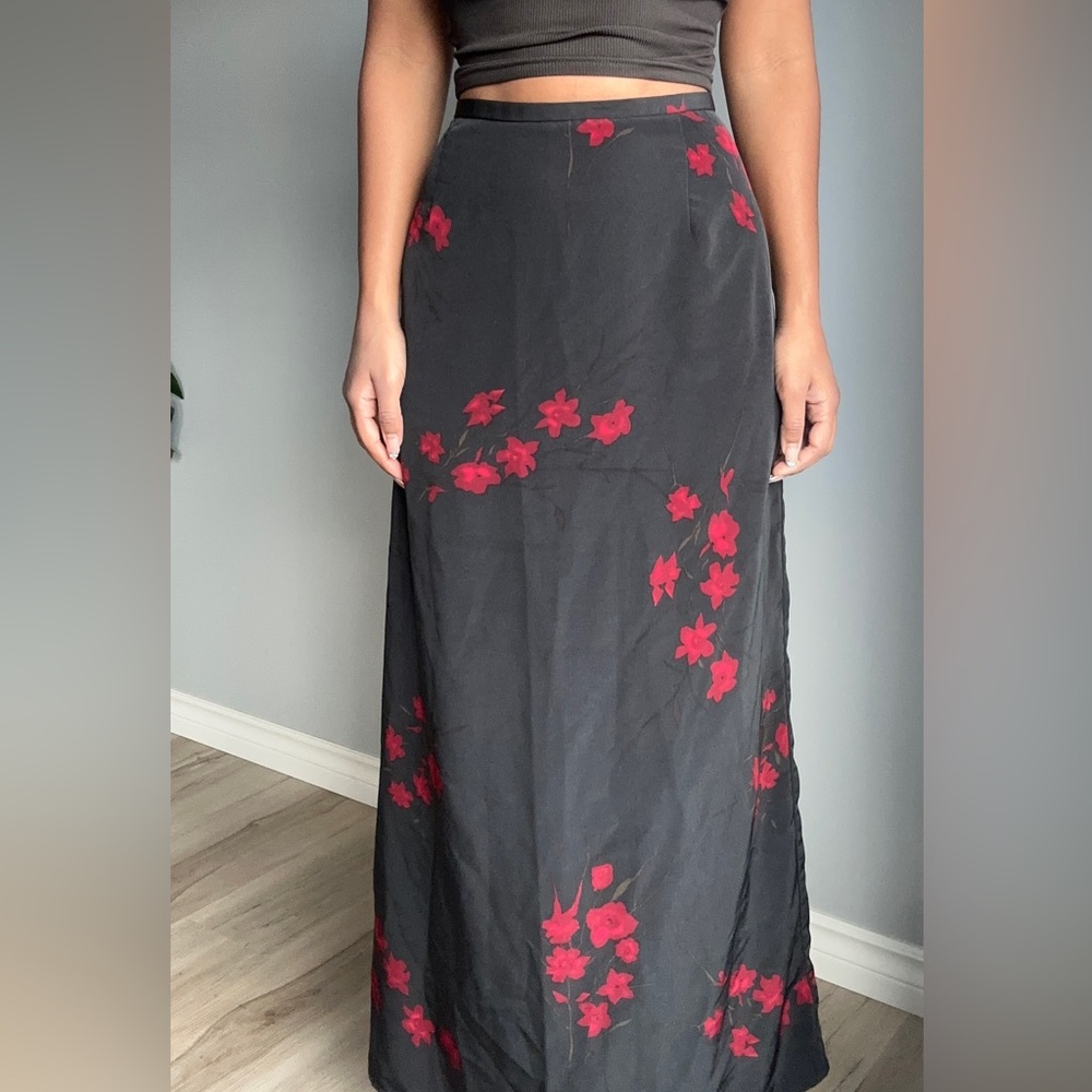 Vintage Long floral skirt